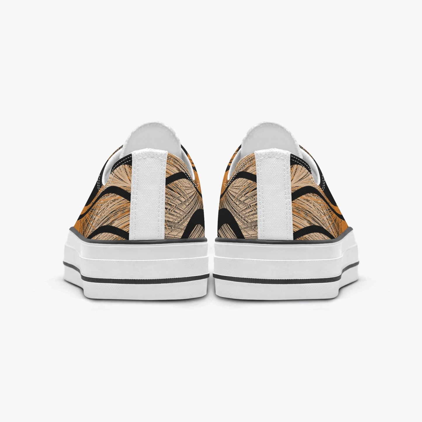 627. Low Canvas Shoes-Tiger