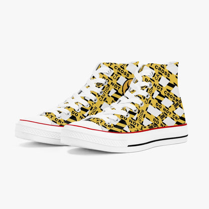 285. New High-Top Canvas Shoes - White