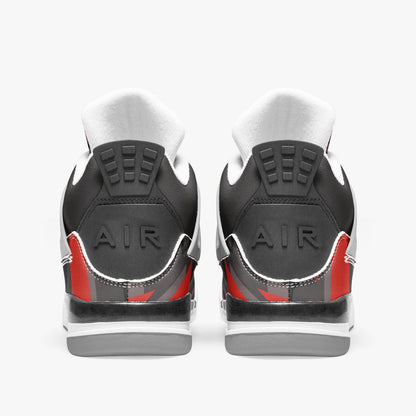 699. AJ4 Basketball Sneakers -Crackle Grey Sole