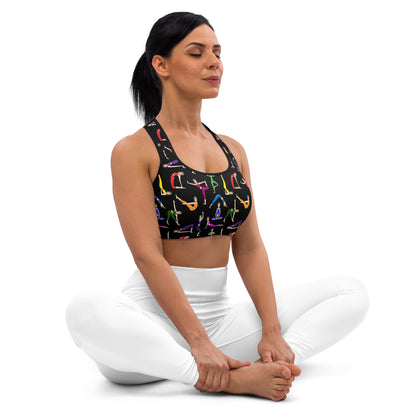 Yoga Pose-Padded Sports Bra