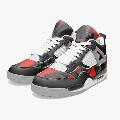 699. AJ4 Basketball Sneakers -Crackle Grey Sole