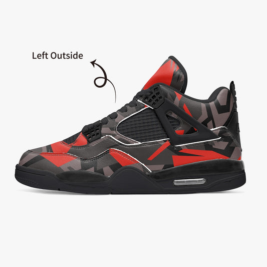 698. AJ4 Basketball Sneakers -Black Sole