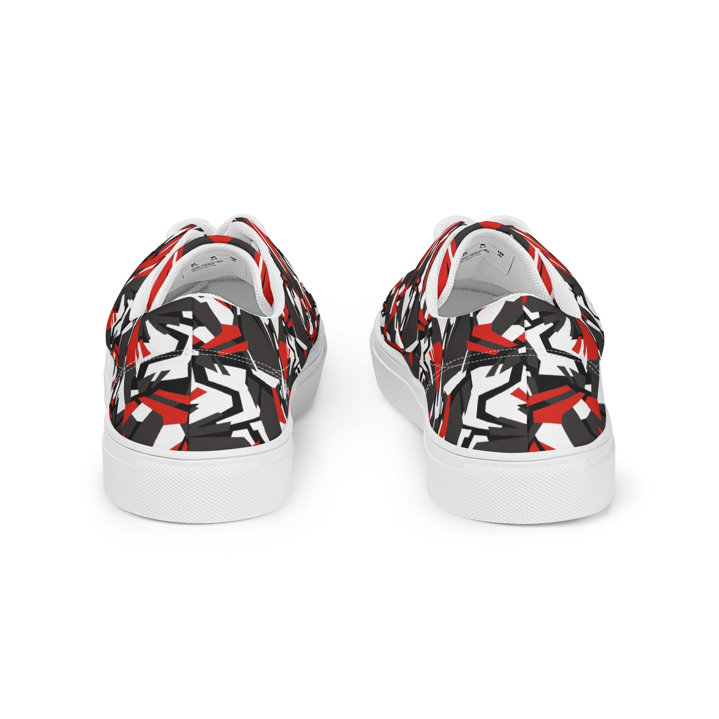 Men’s lace-up Red Grey Black White Camo