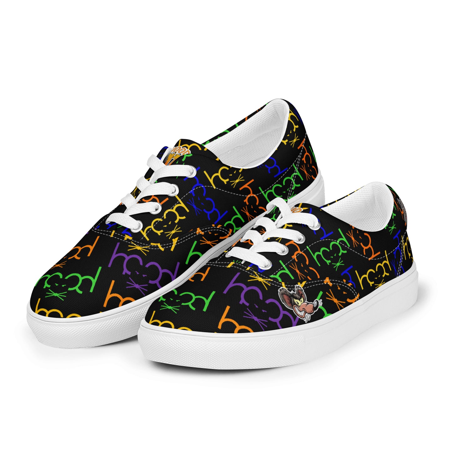 Men’s lace-up canvas shoes -Hood Rat