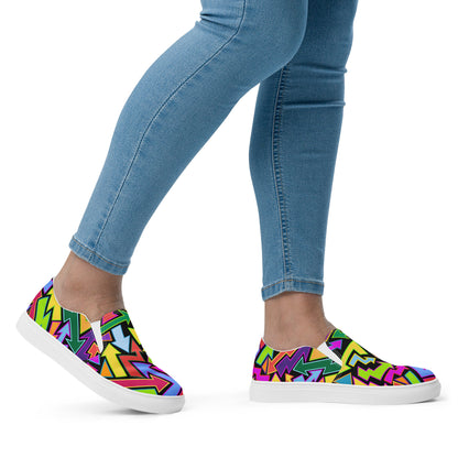 Women’s slip-on - Graffiti Arrows